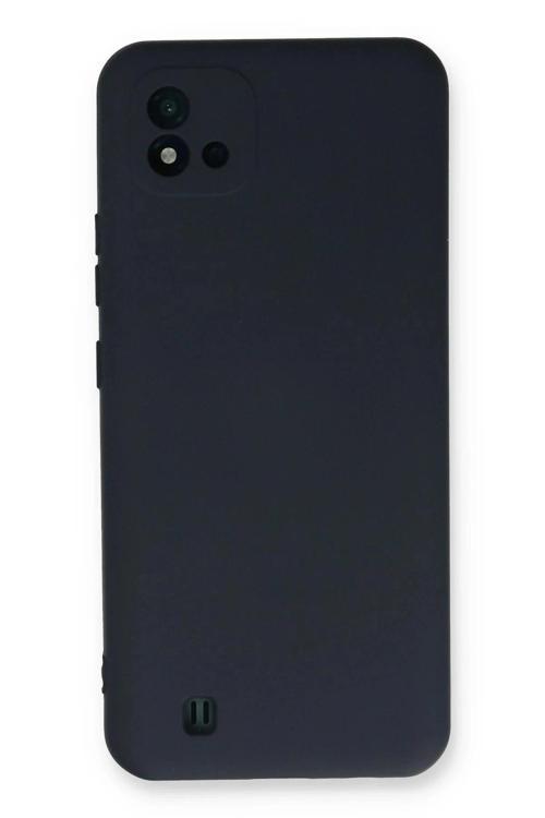 Realme C11 2021 Kılıf Nano içi Kadife Silikon - Lacivert-(5796)