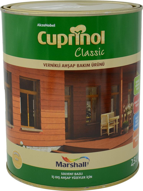 Cuprinol Şeffaf Klasik Ahşap Bakım Ürünü 2,5 Lt