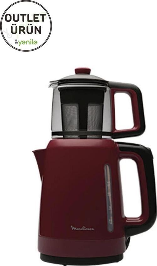 BJ2025 Gül Kurusu 1500 W Cam Demlikli Çay Makinesi