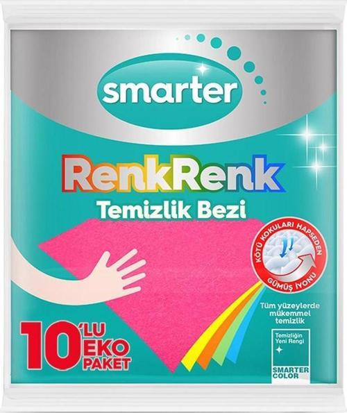 RENKRENK TEMİZLİK BEZİ 10 LU