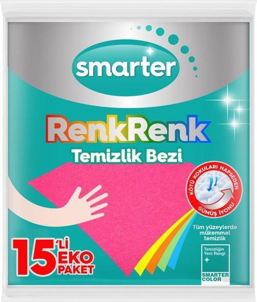 RENKRENK TEMİZLİK BEZİ 15 Lİ