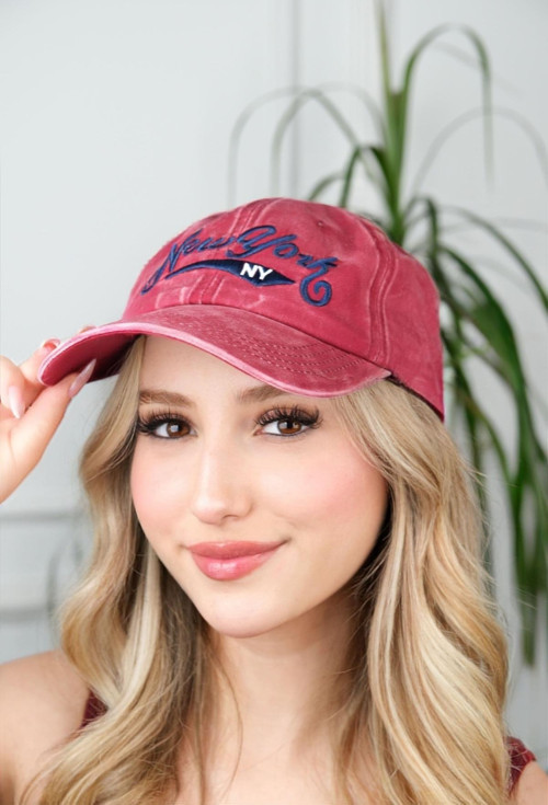 Unisex Eskitme Görünümlü Cap Şapka Baseball Cap Hiphop Şapka