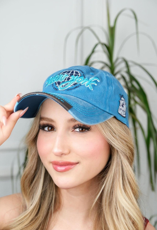 Unisex Eskitme Görünümlü Cap Şapka Baseball Cap Hiphop Şapka