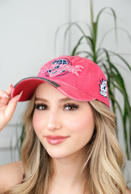 Unisex Eskitme Görünümlü Cap Şapka Baseball Cap Hiphop Şapka