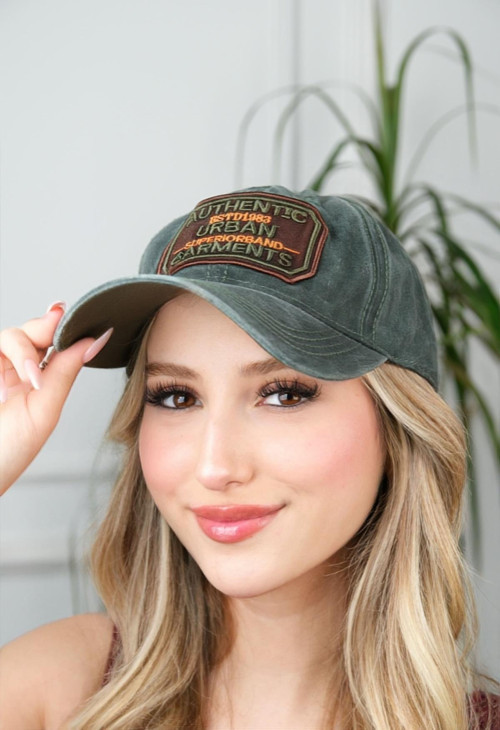 Unisex Eskitme Görünümlü Cap Şapka Baseball Cap Hiphop Şapka