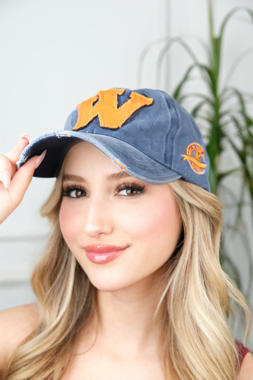 Unisex Eskitme Görünümlü Cap Şapka Baseball Cap Hiphop Şapka