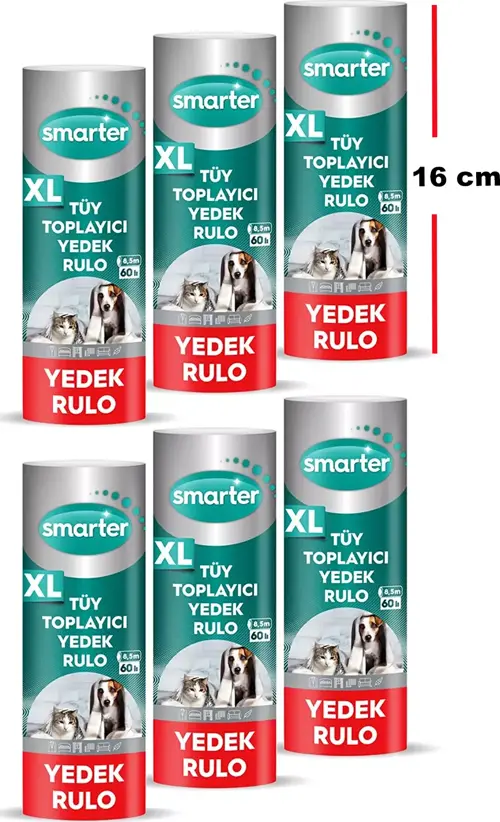 XL TÜY TOPLAYICI YEDEK RULO 6 LI