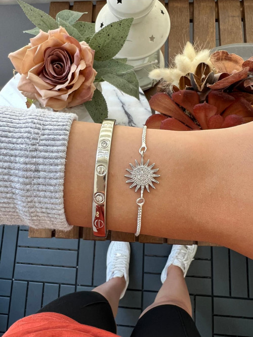 Kadın 2 Adet Kombin Altın Kaplama Bileklik Seti