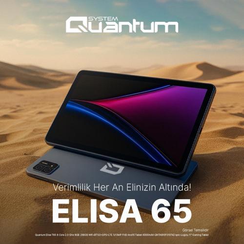 Quantum Elise T65 8 Core 2.0 GHz 8GB 256GB LTE FHD Android 15 Tablet