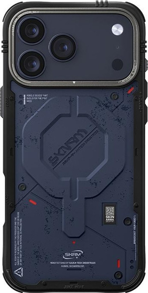 iPhone 17 Pro Max Uyumlu Kılıf M-Safe Şarj Özellikli Airbag Tasarımlı Vigor Kapak Mavi