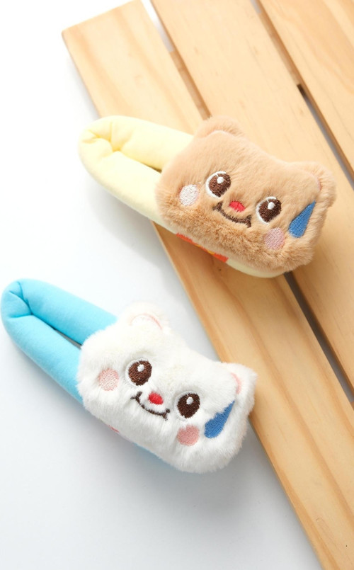 Peluş Figürlü Çoçuk Yetişkin Lastik Toka