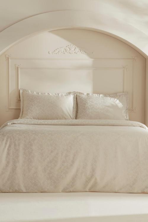 Venessa Çift Kişilik Nevresim Takımı Ekru