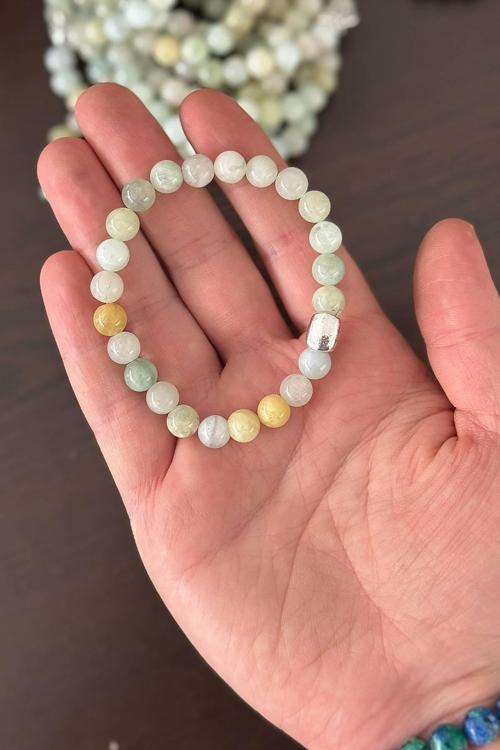 8 mm Kuvars Akik Taşı Bileklik