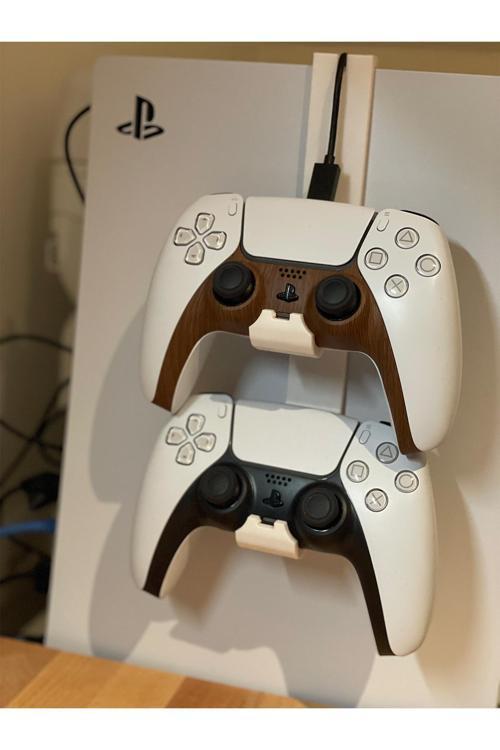 GadgetGurme Özel Tasarım Ps5 Uyumlu 2'Li Kol Tutucu Aparat, Ps5 Konsol Aparatı, Ps5 Joystick Standı