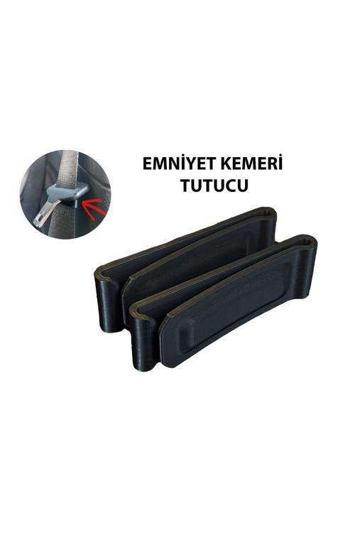 5 Adet Ünıversal Emniyet Kemeri Sabitleme Aparatı-Emniyet Kemeri Tutucu 5 Adet Tüm Araçlara Uygun