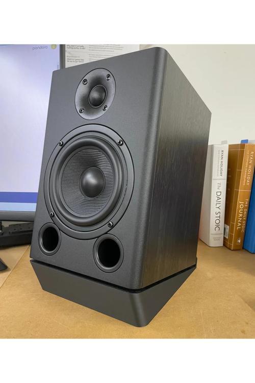 Masaüstü Hoparlör Standı Şekilli Tasarım Stüdyo Monitör Yükseltici 2 Adet Plastik