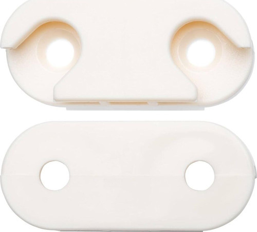 Hemnes Divan Menteşesi (2’Li Set) - Siyah & Beyaz 3D Baskı