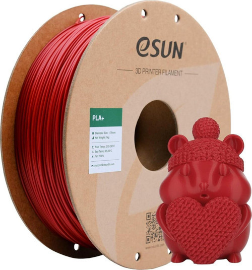 1,75 Mm Pla Plus (Pla ) Itfaiye Kırmızısı Filament (1 Kg)
