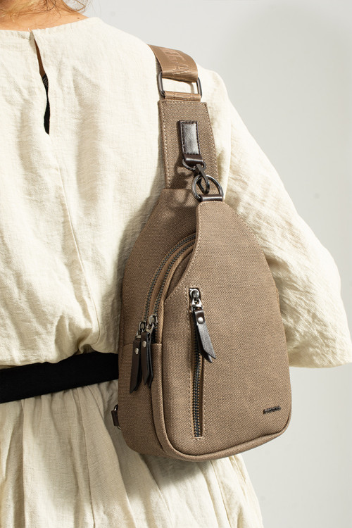 M 708 Mega Bag Kanvas Body Bag / Omuz Çantası