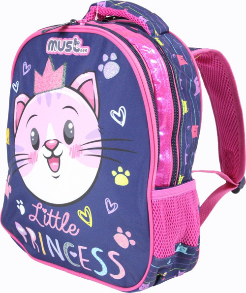 585020 Prenses Kedi Anaokulu Sırt Çantası-Lacivert