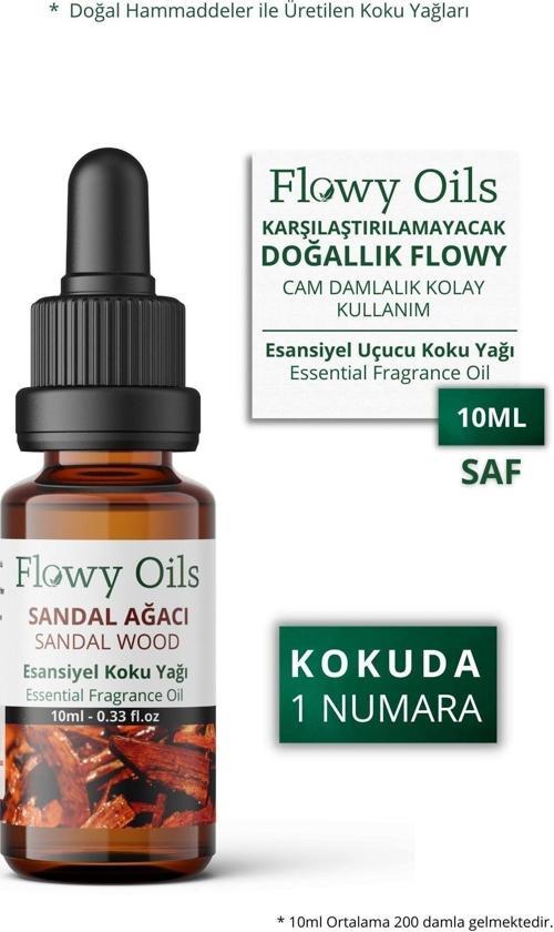 Sandal Ağacı Saf Esansiyel Uçucu Koku Yağı Esans Buhurdanlık Yağı Difüzör Esansı Fragrance 10ml