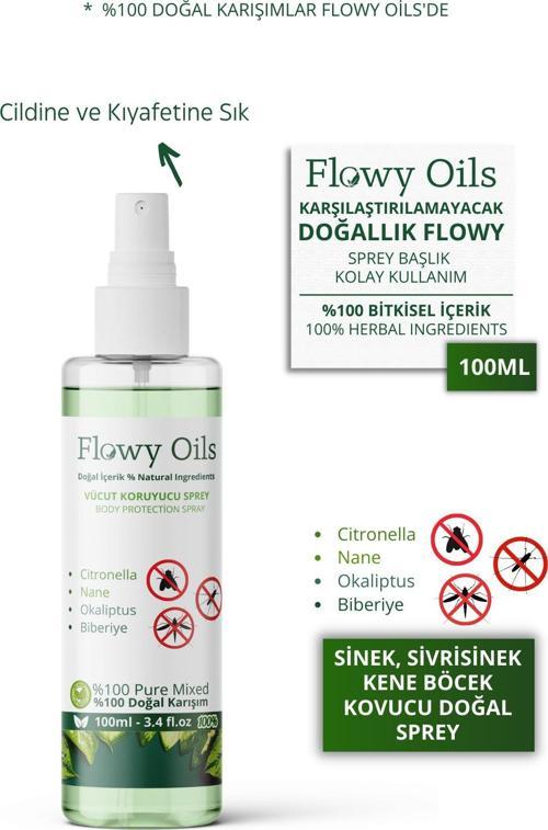 Sivrisinek Ve Kene Kovucu Sprey %100 Doğal Bitkisel Içerik Mosquito And Tick Repellent Spray 100ml
