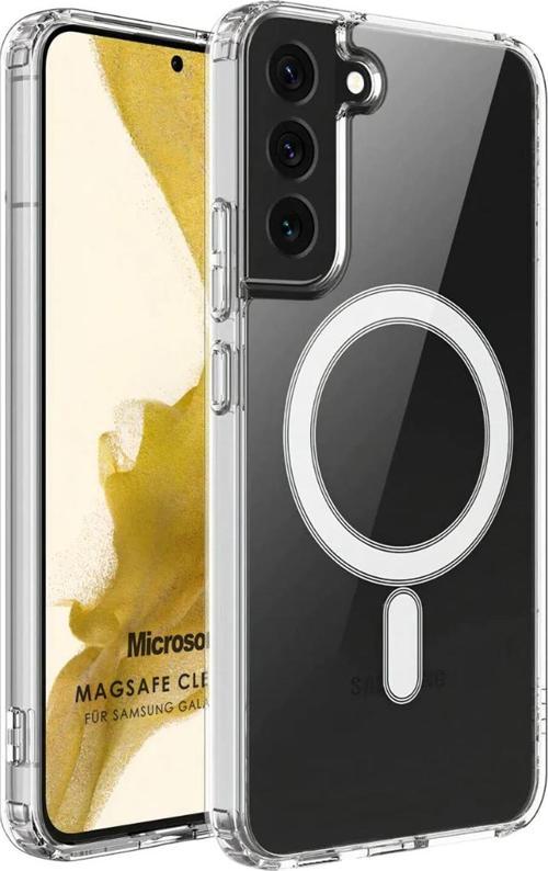 Samsung Galaxy S22 Plus Kılıf MagSafe Clear Soft Şeffaf