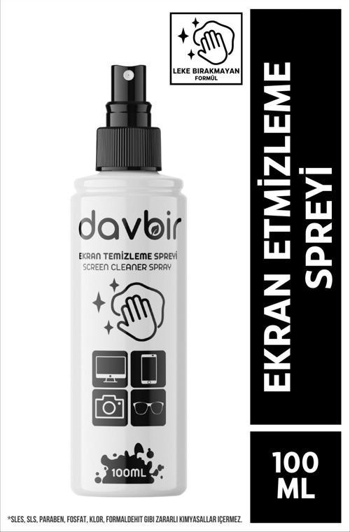 Üstün Etkili Ekran Temizleyici Sprey Bilgisayar, Telefon, Tablet, Televizyon Temizleyici Sprey 100ml