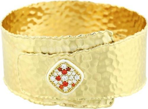 14 Ayar Altın Tasarım Bilezik - 0198877