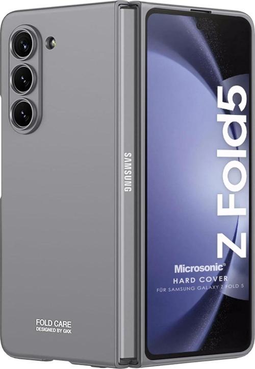 Samsung Galaxy Z Fold 5 Kılıf Shape Hard Cover Koyu Gri