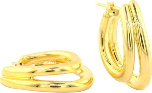 14 Ayar Altın Tasarım Küpe - 0181376