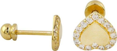 14 Ayar Altın Tragus Küpe - 0189525