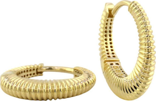 14 Ayar Altın Tasarım Küpe - 0187861