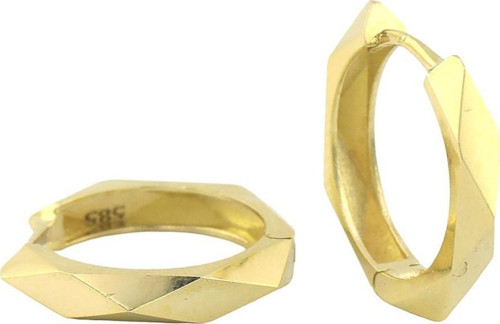 14 Ayar Altın Tasarım Küpe - 0182880