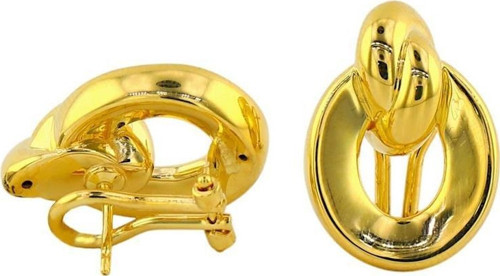 14 Ayar Altın Tasarım Küpe - 0192595