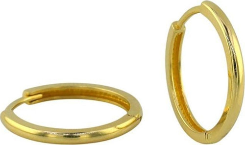 14 Ayar Altın Halka Küpe - 0193337