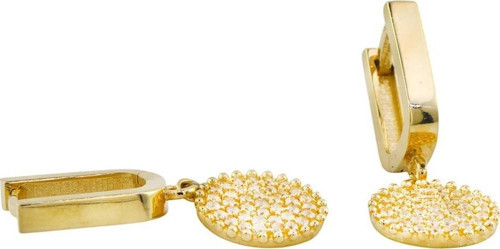14 Ayar Altın Tasarım Küpe - 0188089