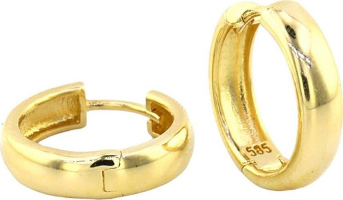 14 Ayar Altın Halka Küpe - 0184758