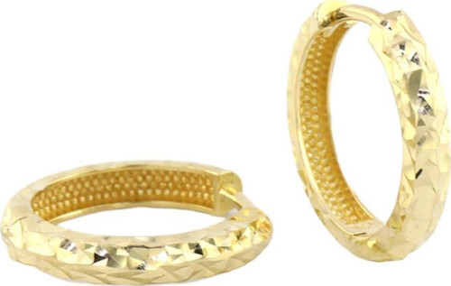 14 Ayar Altın Tasarım Küpe - 0185392