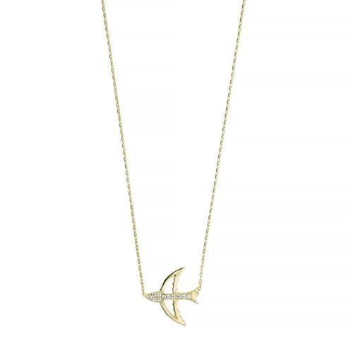 14 Ayar Altın Hayvan Figürlü Kolye - 0201241