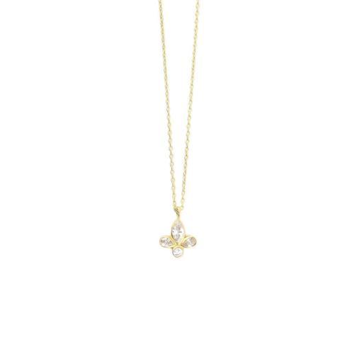 14 Ayar Altın Tasarım Kolye - 0178420