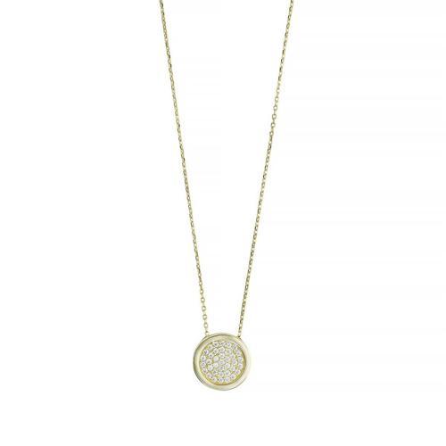 14 Ayar Altın Tasarım Kolye - 0201305