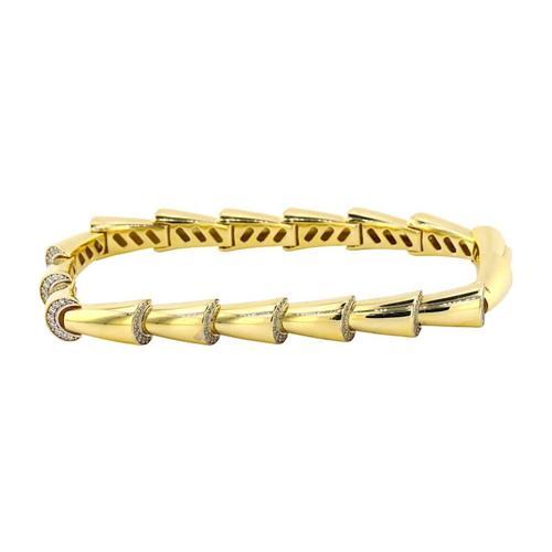 14 Ayar Altın Tasarım Bileklik - 0184977