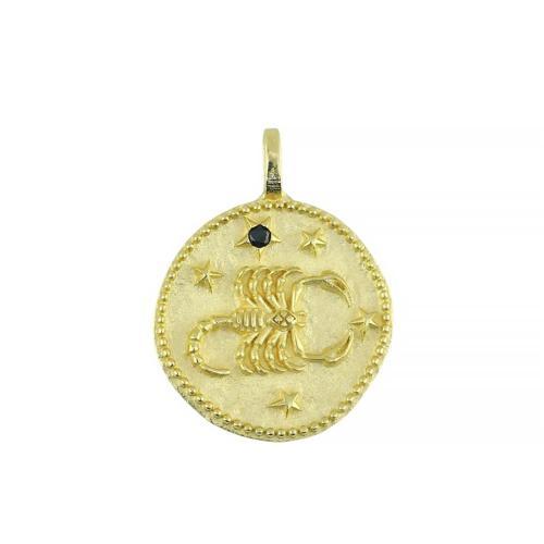 14 Ayar Altın Burç Kolye Ucu  -  0201804