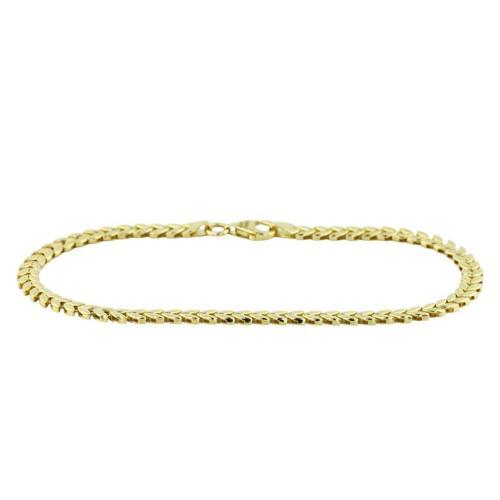 14 Ayar Altın Tasarım Bileklik  -  0199175