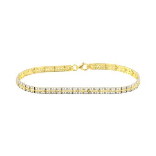 14 Ayar Altın Tasarım Bileklik  -  0184034