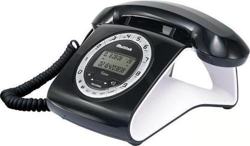 Retro Özel Tasarımlı Kablolu Siyah veya Kırmızı Masa Üstü Telefon