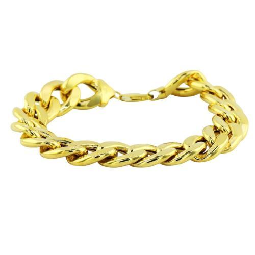 14 Ayar Altın Tasarım Bileklik - 0195124