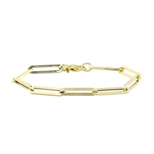 14 Ayar Altın Tasarım Bileklik - 0195107