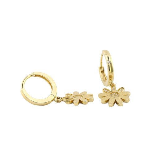 14 Ayar Altın Sallantı Küpe - 0185390